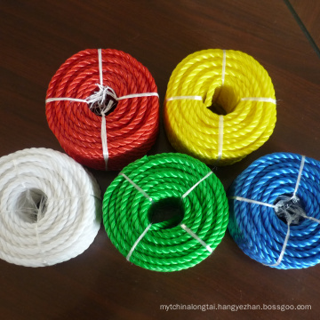 PE fishing rope poly rope for marine usage packed in coil